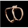 Image 4 : 0.54 ctw Diamond Ring - 14KT Rose Gold