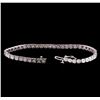 Image 3 : 0.97 ctw Diamond Tennis Bracelet - 10KT White Gold