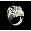 Image 4 : Classic Sterling Silver Skull Ring