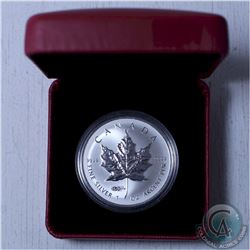 2014 Canada $5 Fine Silver Coin - Bullion Replica with World Money Fair Privy Mark in Red RCM