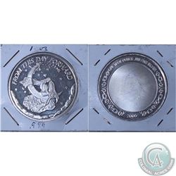 2000 Wedding " From this day forward" 1 oz .999 Fine Silver Round with spot for engraving. (Tax Exem