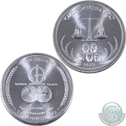 1972 Vintage Silver Universaro 1 Troy Ounce .999 Fine Silver Collectible Round (Tax Exempt)
