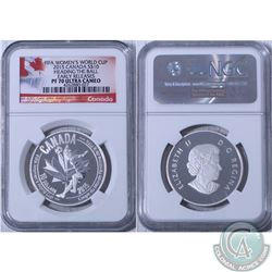 2015 Canada $10 FIFA Women's World Cup - Heading the Ball NGC Certified PF 70 Ultra Cameo FIRST RELE