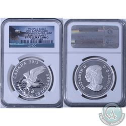EARLY RELEASES!! 2013 $20 Fine Silver Bald Eagle Series; Returning from the Hunt  NGC Certified  PF-
