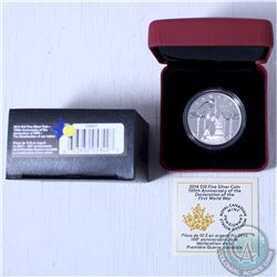 2014 Canada $10 The Mobilisation of our Nation Fine Silver Coin (TAX Exempt)