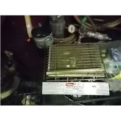COLEMAN PORTABLE BBQ & CATALYTIC HEATER WITH BOTTL