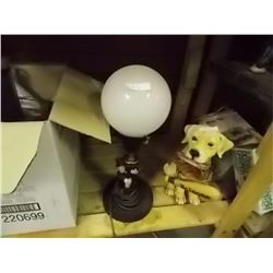 TABLE LAMP WITH MAN FIGURE