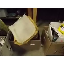 BOX OF WARES IN LOCKABLE BOX
