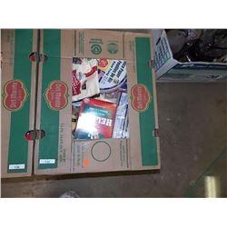 APPLE BOX OF MISC FOOD ITEMS