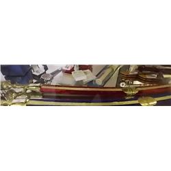 DECORATIVE SWORD WITH SHEATH - RED VELVET - ROUND END HANDLE