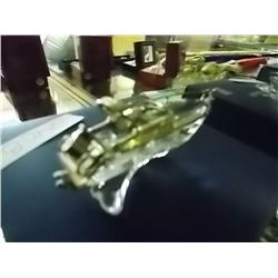 SWAROVSKI CRYSTAL SPEED BOAT WITH WAVES