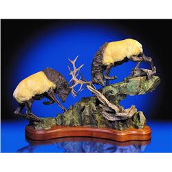 Primitive Force Bronze Sculpture