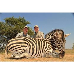 South African Hunt for Burchell's Zebra, Black Wildebeest and Common Waterbuck