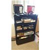 Image 1 : 2x Black file cabinets with contents