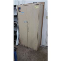 Metal storage cabinet