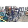 Image 1 : Large Blue metal frame with spindels
