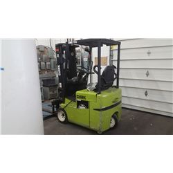 Green Clark Forklift with charger