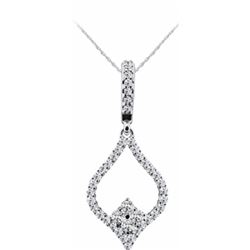 White Gold Pendent w/Diamonds