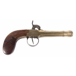 Brass Percussion Boxlock Pistol