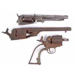 Relic Percussion Revolvers Lot Of Three