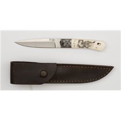 Custom Fixed-Blade Boot Knife by Bill Reddiex