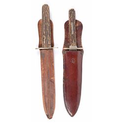 Bowie Style Knives Lot of Two