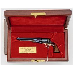 Colt Miniature Model 1860 Percussion Revolver W/Factory Letter