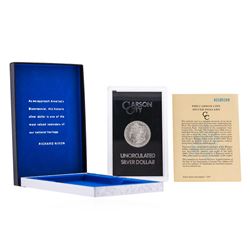 1882-CC $1 Morgan Silver Dollar Coin GSA Holder w/Box and COA
