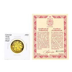 1977 $100 Canada Gold Proof Coin