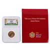Image 1 : 2013I 1 Sovereign India Gold Coin NGC MS70