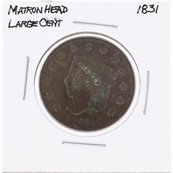 1831 Matron Head Large Cent Coin