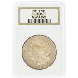 1880-S $1 Morgan Silver Dollar NGC Graded MS65
