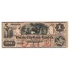 Image 1 : 1800s $1 The Omaha City Bank and Land Co. Nebraska Obsolete Note