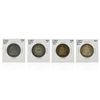 Image 1 : Set of (4) Silver Liberty Seated Half Dollar Coins