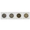 Image 2 : Set of (4) Silver Liberty Seated Half Dollar Coins