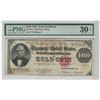 Image 1 : 1922 $100 Large Size Gold Certificate Coin Note PMG Graded VF30 EPQ