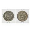 Image 2 : Set of (2) 1887-1888 8 Reales Mexico Silver Coins