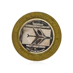 .999 Silver McCarran International Airport Las Vegas, NV $10 Limited Casino Toke