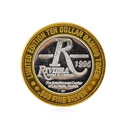.999 Silver Riviera Hotel & Casino Las Vegas, NV $10 Casino Token Limited Editio