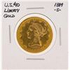 Image 1 : 1889-S $10 Liberty Head Eagle Gold Coin