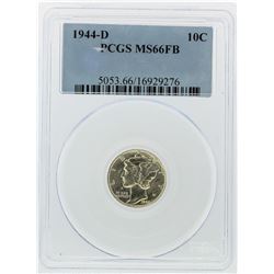 1944-D Mercury Dime PCGS Graded MS66FB