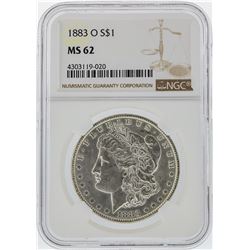 1883-O $1 Morgan Silver Dollar NGC Graded MS62