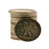 Image 2 : (20) Assorted 1916-1946 Circulated Silver Walking Liberty Half Dollar Coins