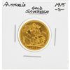 Image 1 : 1915-S Australia Gold Sovereign Coin