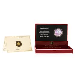 2005 Canada Sterling Silver Butterfly Collection Coin