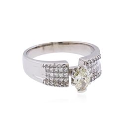 14KT White Gold 1.90ctw Diamond Engagement Ring