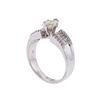 Image 3 : 14KT White Gold 1.90ctw Diamond Engagement Ring