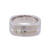 Image 1 : Platinum 0.20ct Diamond Wedding Band