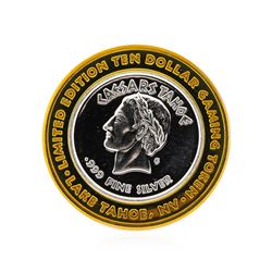 .999 Silver Caesars Palace Lake Tahoe, Nevada $10 Casino Gaming Token Limited Ed