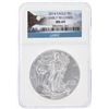 Image 1 : 2014 $1 American Silver Eagle Coin NGC Graded MS69